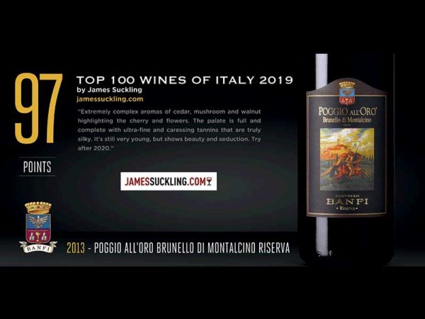 Poggio all’Oro 2013 en el Top 100 de vinos de Italia