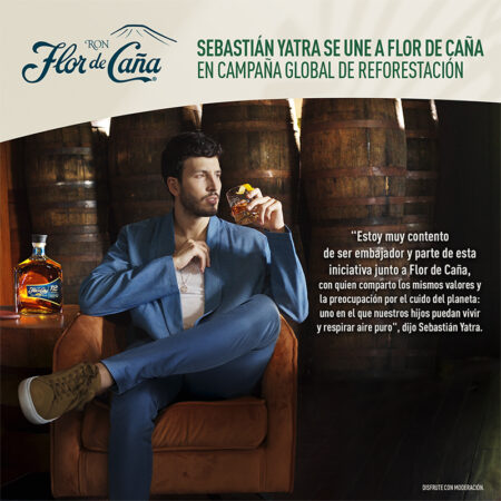 Sebastián Yatra y Ron Flor de Caña